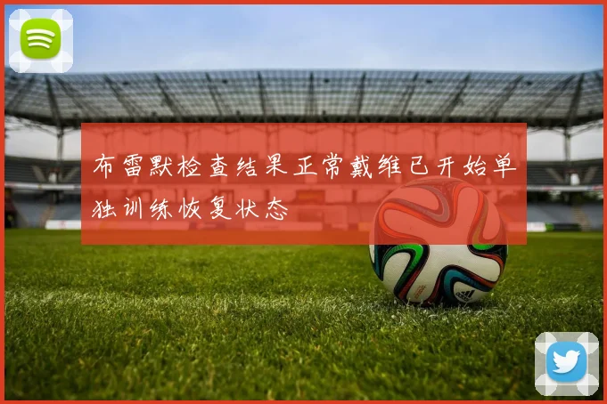 布雷默检查结果正常戴维已开始单独训练恢复状态